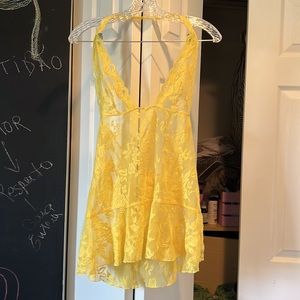 5 ITEMS FOR $50 Victoria’s Secret Yellow lace lingerie slip